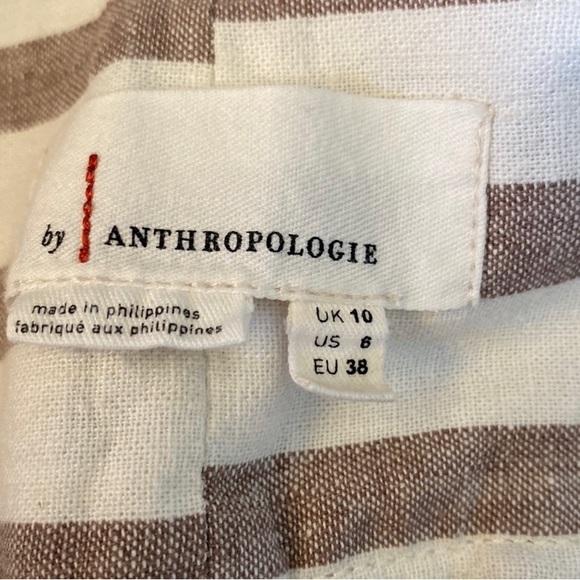 Pants.   Anthropologie linen slacks.  Size 6.  New. No tags - Picture 4 of 6